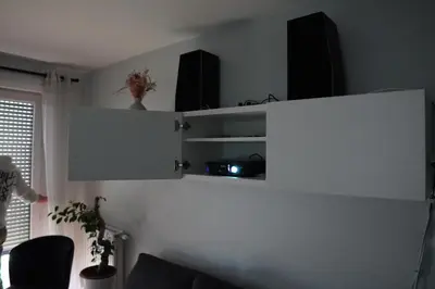 Cuisine ou kitchenette dans l'établissement Charmant Appartement au Pré