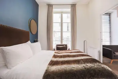 Un ou plusieurs lits dans un hébergement de l'établissement Amazing Premium flat, fantastic location, 1290 Sqf