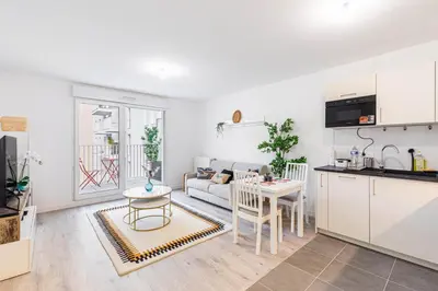 Cuisine ou kitchenette dans l'établissement GuestReady - Bel Apt. à Asnières-sur-Seine