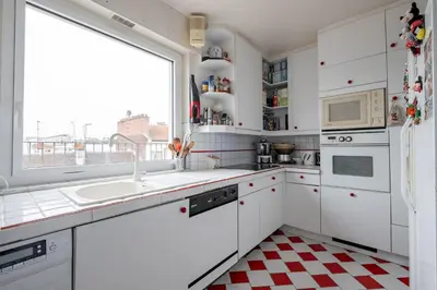 Cuisine ou kitchenette dans l'établissement Veeve - A Study in Pink
