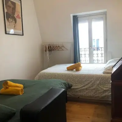 2 pièces sous les toits 6 personnes calme lumineux équipé