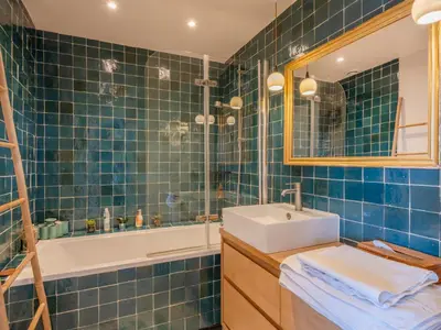Salle de bains dans l'établissement Eiffel Tower Design residence