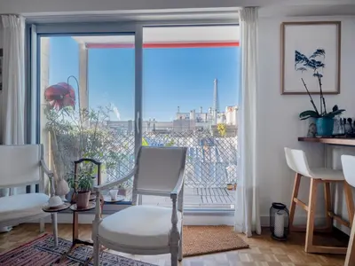 Balcon ou terrasse dans l'établissement Eiffel Tower Design residence