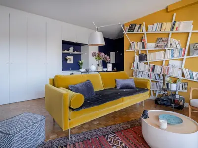 Coin salon dans l'établissement Eiffel Tower Design residence