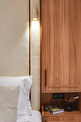 Un ou plusieurs lits dans un hébergement de l'établissement Elegant Comfort in the heart of Paris-Notre Dame