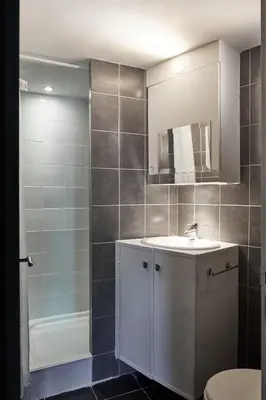 Salle de bains dans l'établissement Flat Center Paris Louvre