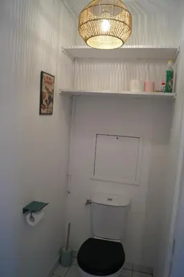 Salle de bains dans l'établissement Appartement calme et lumineux à 5 mn de Paris
