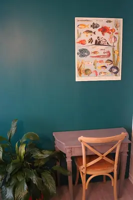 Coin salon dans l'établissement Appartement calme et lumineux à 5 mn de Paris