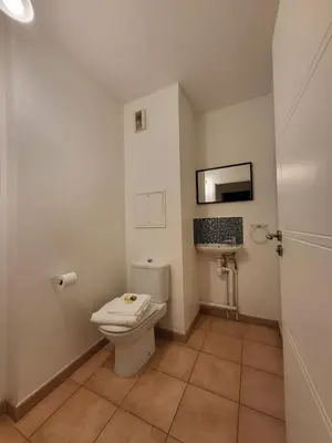 Salle de bains dans l'établissement Paris Montmartre Chic