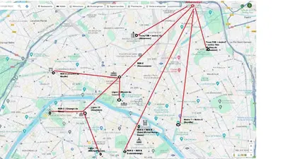 Plan de l'établissement Paris Montmartre Chic