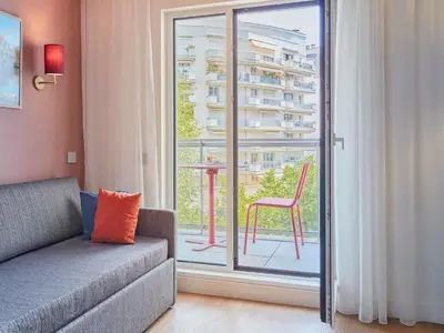 Balcon ou terrasse dans l'établissement Aparthotel Adagio Paris Boulogne