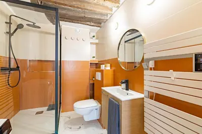 Plan de l'établissement Appartement Quartier Fontaine Chatelet Les Halles Free Netflix