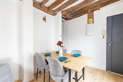Plan de l'établissement Appartement Quartier Fontaine Chatelet Les Halles Free Netflix
