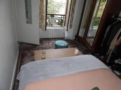 Un ou plusieurs lits dans un hébergement de l'établissement Beauty of Paris