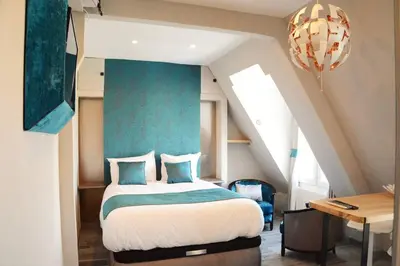 Un ou plusieurs lits dans un hébergement de l'établissement Victor Hugo - Splendid flat near Eiffel Tower