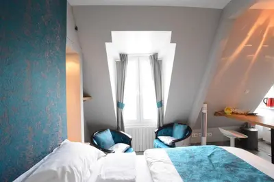 Un ou plusieurs lits dans un hébergement de l'établissement Victor Hugo - Splendid flat near Eiffel Tower