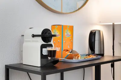 Plateau bouilloire dans l'établissement Duplex Cosy 6 personnes - Parking Gratuit - 15 min Centre de Paris Metro 13