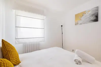 Un ou plusieurs lits dans un hébergement de l'établissement Duplex Cosy 6 personnes - Parking Gratuit - 15 min Centre de Paris Metro 13