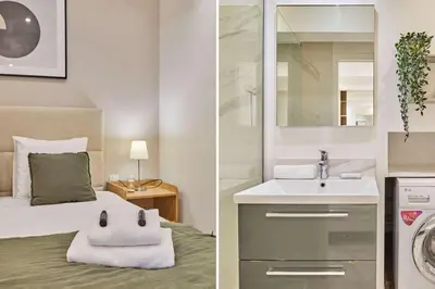 Salle de bains dans l'établissement Apartment Le Marais Place des Vosges by Studio prestige