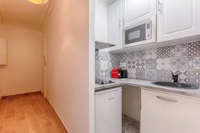 Cuisine ou kitchenette dans l'établissement Montmartre/Natier : Cosy Studio 2P