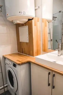 Cuisine ou kitchenette dans l'établissement Charming souplex in Paris