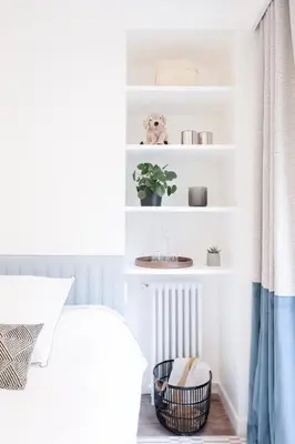 Un ou plusieurs lits dans un hébergement de l'établissement Bel appartement au centre de Paris