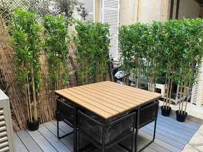 Jardin de l'établissement Apartment with terrace - Parc monceau