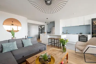 Cuisine ou kitchenette dans l'établissement Veeve - Riverside Heights