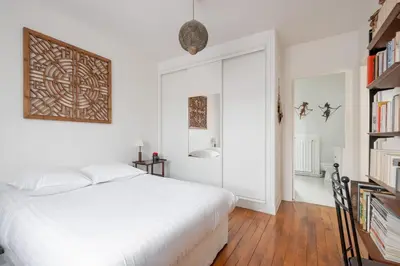 Un ou plusieurs lits dans un hébergement de l'établissement Veeve - Beaugrenelle Skies