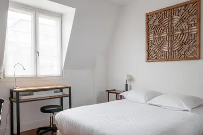Un ou plusieurs lits dans un hébergement de l'établissement Veeve - Beaugrenelle Skies