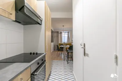 Cuisine ou kitchenette dans l'établissement MBA - Splendide Appart - Gambey 1 - Proche République