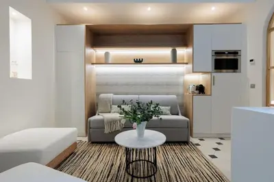 Un ou plusieurs lits dans un hébergement de l'établissement New Luxury and Cozy apartment - Notre Dame
