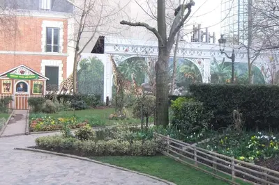 Jardin de l'établissement APPARTEMENT PORTE CHAMPERRET