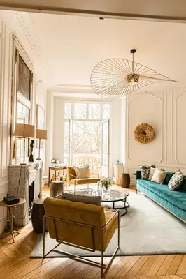 Coin salon dans l'établissement Appartement sur les quais