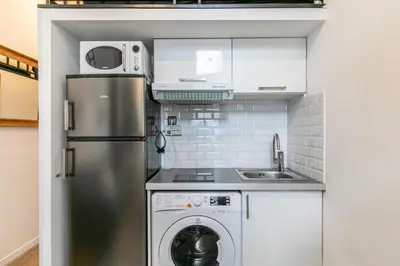 Cuisine ou kitchenette dans l'établissement MBA - Splendide Appart - Patay 1 - Proche Bercy