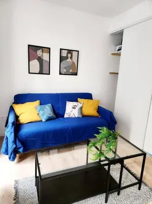Coin salon dans l'établissement Bonito y Ambientado 10 AA1