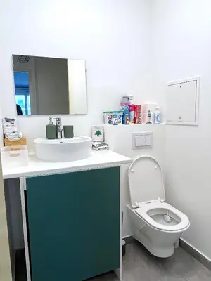 Salle de bains dans l'établissement Le Penthouse de Levallois