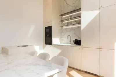 Cuisine ou kitchenette dans l'établissement Pick A Flat's Apartment in Montorgueil - Rue Bachaumont