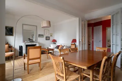 Coin salon dans l'établissement Appartement Apalta - Welkeys