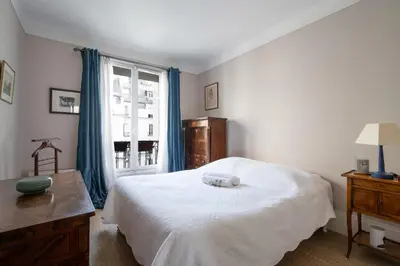 Un ou plusieurs lits dans un hébergement de l'établissement Appartement Apalta - Welkeys