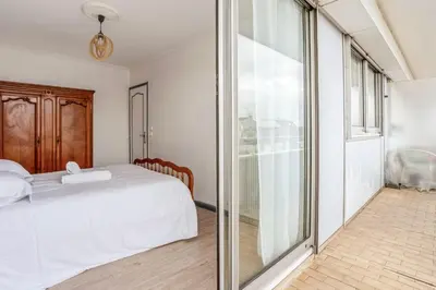 Un ou plusieurs lits dans un hébergement de l'établissement Appartement Leroy balcon - Welkeys