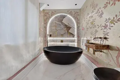 Salle de bains dans l'établissement AV Experiences - Appartement Montaigne Luxury