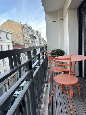 Balcon ou terrasse dans l'établissement Appartement 2 pièces 57m2 Terrasse sur cour Proche Paris Porte Maillot