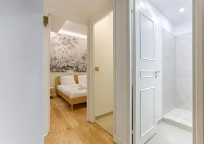 Un ou plusieurs lits dans un hébergement de l'établissement MyKeypers - Design & Cosy Flat 2BR Center Paris - Moulin Rouge