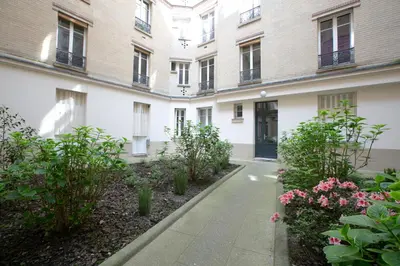 Jardin de l'établissement Warm 2 bedrooms apartement - c38