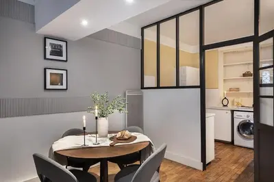 Cuisine ou kitchenette dans l'établissement Loches - 1 chambre à Mouffetard
