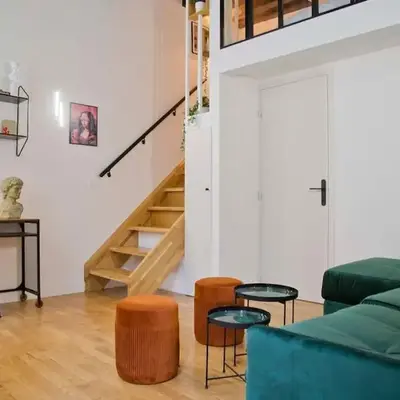 Gabrielle - Authentic Loft Saint-Germain Luxembourg Courtyard