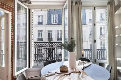 Balcon ou terrasse dans l'établissement Angers - 1 chambre et balcon aux Halles