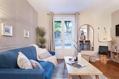 Coin salon dans l'établissement Mulini - 1 chambre à Saint-Germain-Des-Prés
