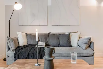 Coin salon dans l'établissement Monceau - 1 chambres à Batignolles
